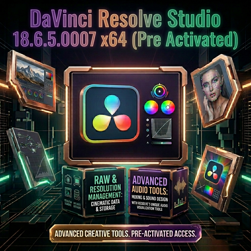 DaVinci Resolve Studio 18.6.5.0007 x64 (Pre Activated)