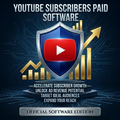 YOUTUBE SUBSCRIBERS PAID SOFTWARE